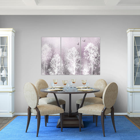 Wandbilder Wohnzimmer XXL Wald Moderne Bilder Abstrakt